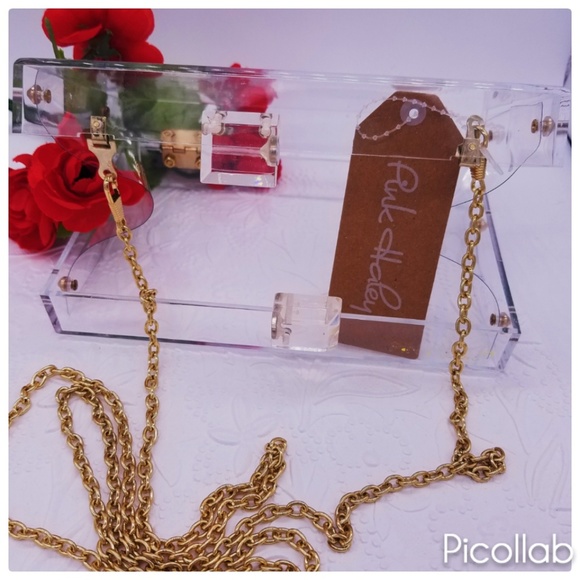 Limited Clear Acrylic Boxy Clutch - Picture 3 of 6